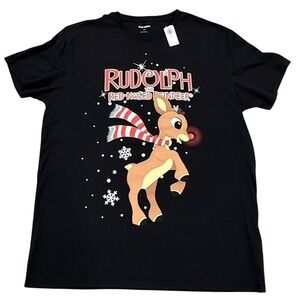 Old‎ Navy Rudolph Christmas Large Tall Tee NWT
